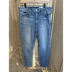 Gap High Rise Vintage Slim Women's size 16 Tall Dark Wash Blue Denim Jeans